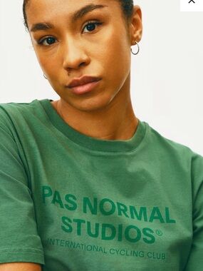 PAS NORMAL STUDIOS brick red Crewneck Tee